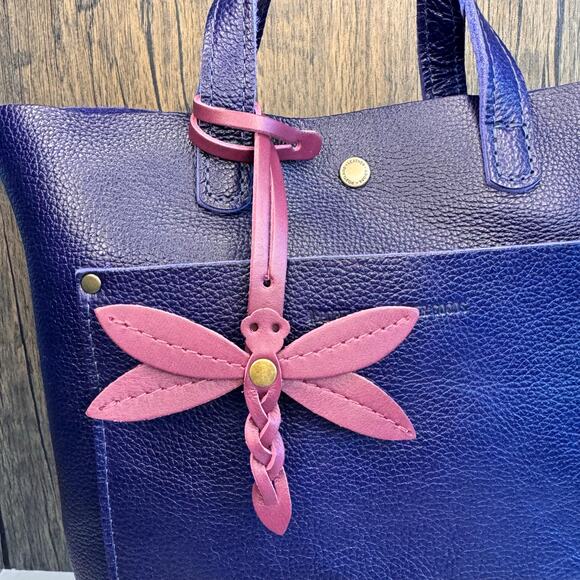 Portland Leather Dragonfly Charm LOLLIPOP FAST SHIP Bag Purse Charm NEW! - Picture 2 of 6